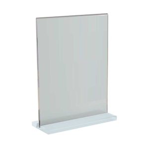 Acrylic Desk Sign Holders in Transparent - Image 1