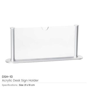 Acrylic Desk Sign Holder - Image 3