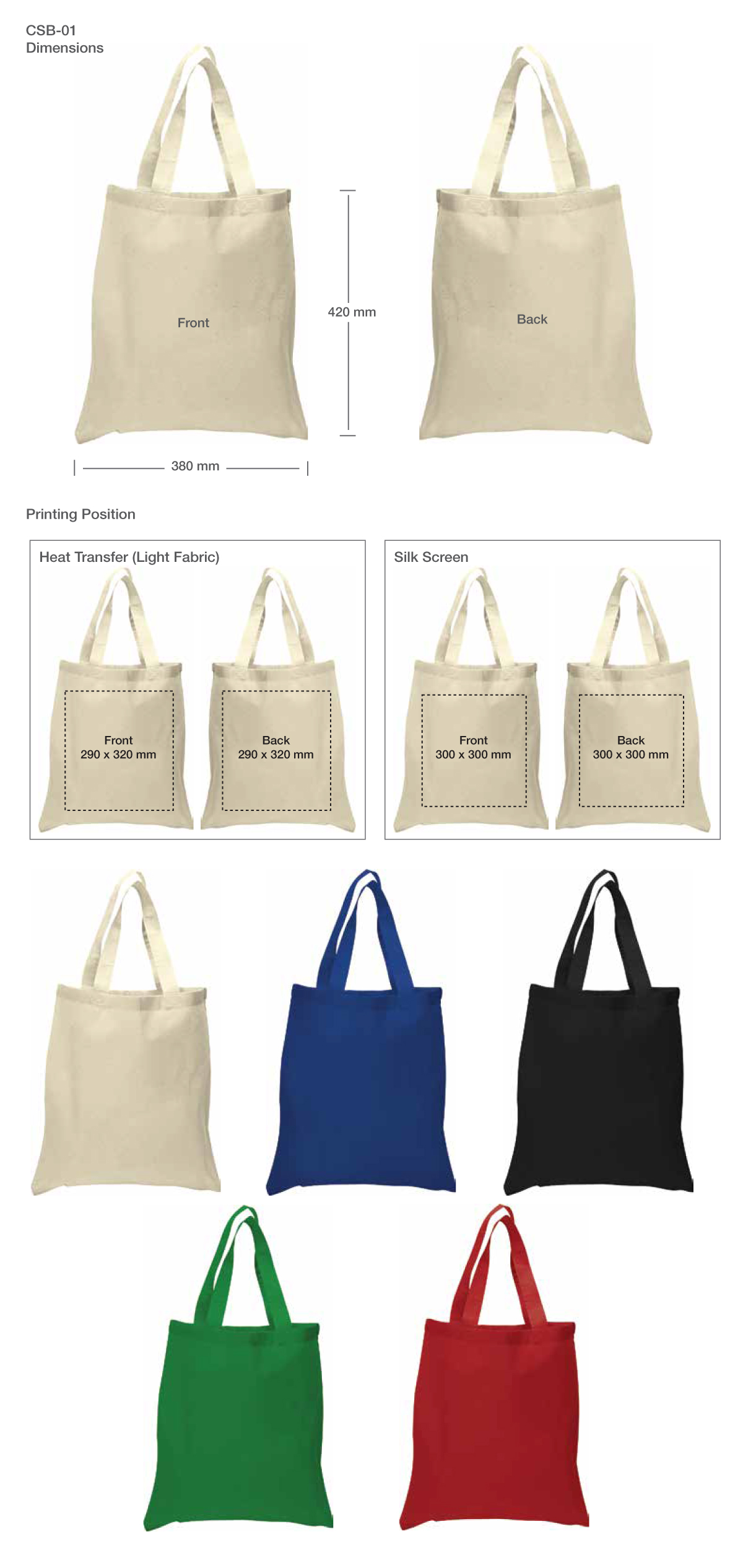 Bag Printing Details