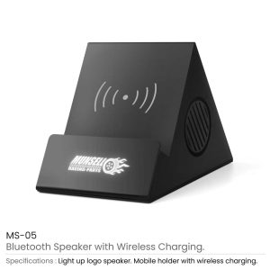 Bluetooth Speaker with Wireless Charger - Image 3