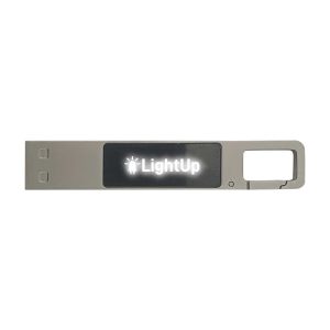 Light-Up Logo USB with Snap Hook - Image 2