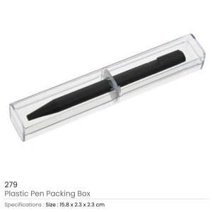 Clear Plastic Pen Box - Image 3