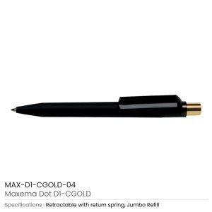 Dot Pens with Gold Push Button - Image 3