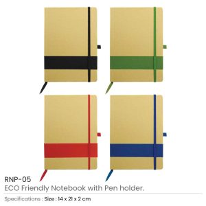 Eco-Friendly Notebooks with Pen Holder - Image 8