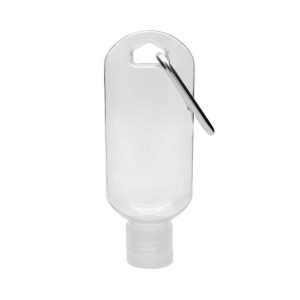 Hand Sanitizer Gel with Carabiner Clip - Image 1