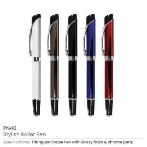 Stylish Metal Roller Pens - Image 8