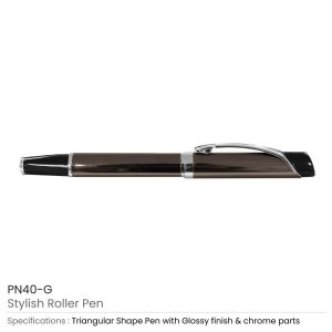 Stylish Metal Roller Pens - Image 5