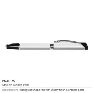 Stylish Metal Roller Pens - Image 3