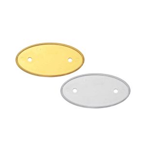 PVC Injected Oval Name Badges - Image 1