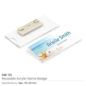 Reusable Acrylic Name Badges - Image 3