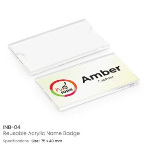 Reusable Acrylic Name Badges - Image 3