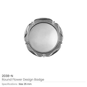 Round Flower Design Logo Badges - Image 4