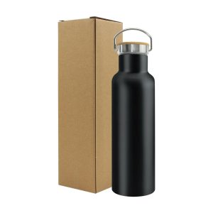 Stainless Steel Bamboo Flask - Image 8