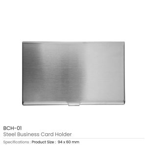 Steel Business Card Holder - Image 3