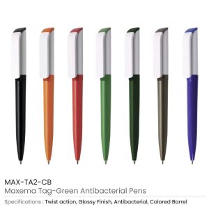 Tag Green Anti-Bacterial Pens - Image 3