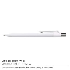 Dot Pens with White Clip - Image 4