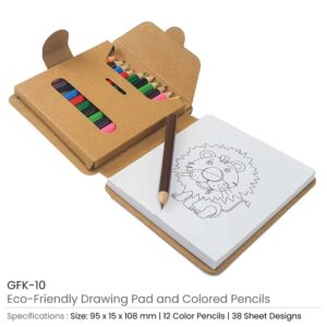 Drawing Pad with Color Pencils - Image 3