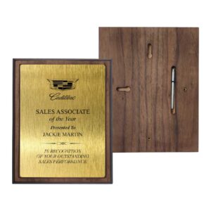 Vertical Wooden Plaque with Box - Image 2