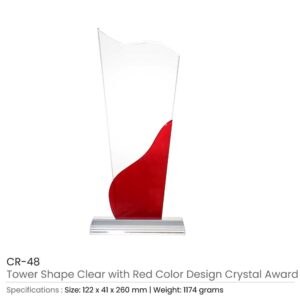 Tower Shaped Crystal Awards - Image 3