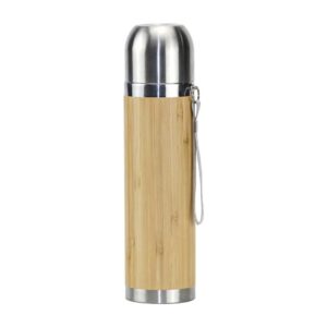 Promotional Bamboo Flask - Image 1