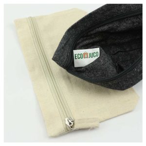 Cotton Pouch with front Zipper - Image 7