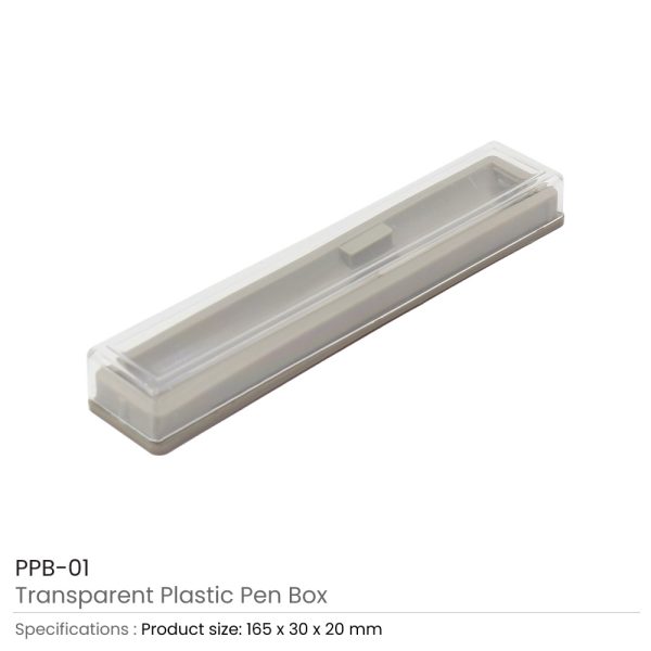 Transparent Pen Boxes Details