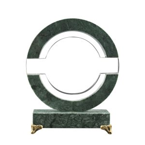 Round Crystal & Marble Awards in Box - Image 1