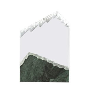 Mountain Shape Crystal & Marble Award - Image 1