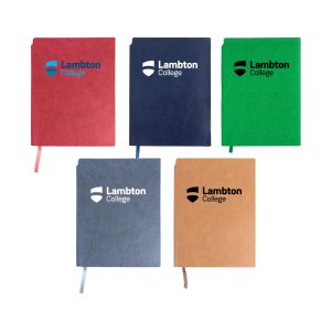 Soft PU Leather A5 Notebooks with Ribbon Bookmark - Image 2