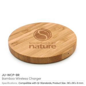 Bamboo 10W Wireless Charging Pads - Image 3