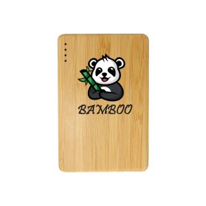 Bamboo Powerbank 5000 mAh Type C Input and Output - Image 2