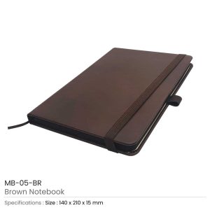 A5 PU Leather Notebooks with Elastic Band, Calendar, Pen Holder - Image 6