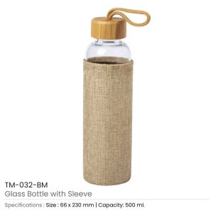 Glass Bottle with Sleeve 500ml - Image 5