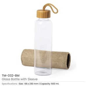 Glass Bottle with Sleeve 500ml - Image 4