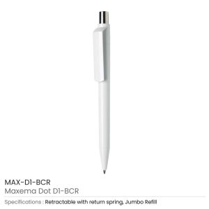 Maxema Dot Pens White - Image 4