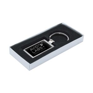 Rectangular Metal Keychains - Image 3