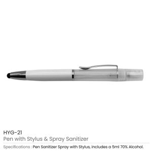 Pen with Stylus and Sanitizer Spray - Image 4