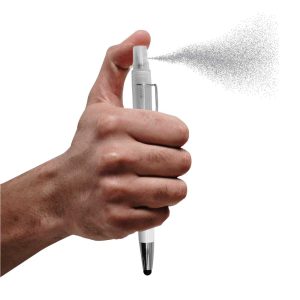 Pen with Stylus and Sanitizer Spray - Image 3