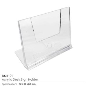 Acrylic Desk Sign Holders - Image 5