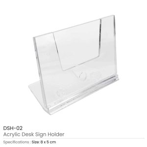 Acrylic Desk Sign Holders - Image 4