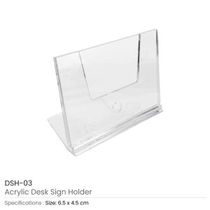 Acrylic Desk Sign Holders - Image 3