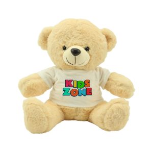 Promotional Teddy Bear Toys with Printable White Tshirt - Image 2