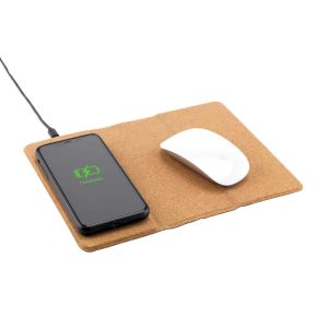 Cork Foldable Mousepads with 10W Wireless Charging - Image 4