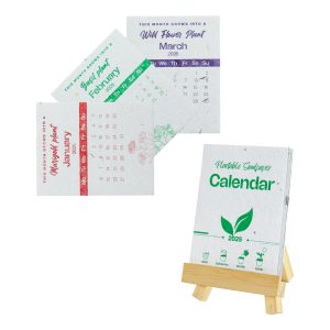 2025 Table Calendars with Plantable Seeds - Image 4