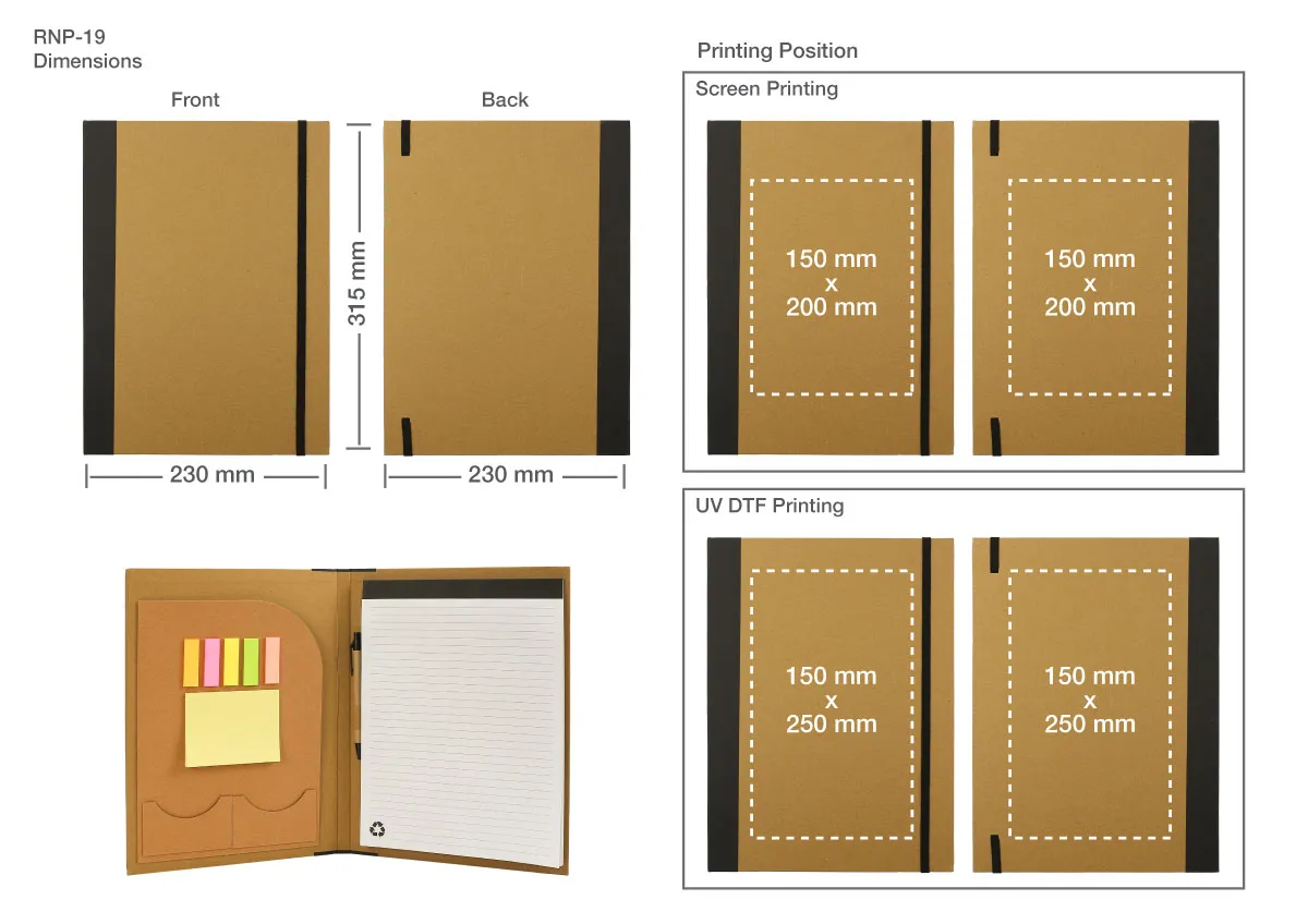 Eco-Friendly A4 Folders Printing Details