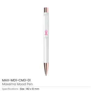 Maxema Pens with Breast Cancer Awareness Logo - Image 5