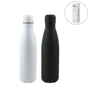 Premium Soft Touch Cola Bottles in Stainless Steel 500ml - Image 1