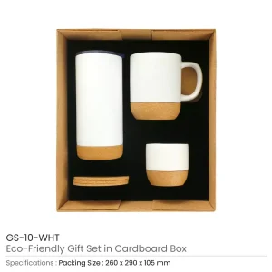 Cork Drinkware Gift Sets in a Cardboard Gift Box GS-10 - Image 3