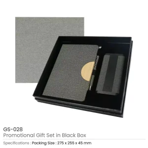 rPET Gift Sets in a Black Cardboard Box GS-028 - Image 3