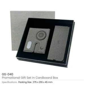 rPET Gift Sets in a Black Cardboard Box GS-040 - Image 3